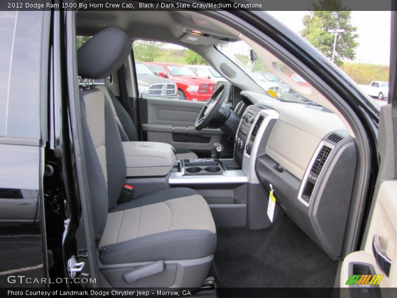  2012 Ram 1500 Big Horn Crew Cab Dark Slate Gray/Medium Graystone Interior