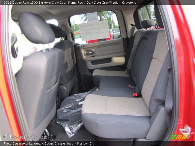 2012 Ram 1500 Big Horn Crew Cab Dark Slate Gray/Medium Graystone Interior