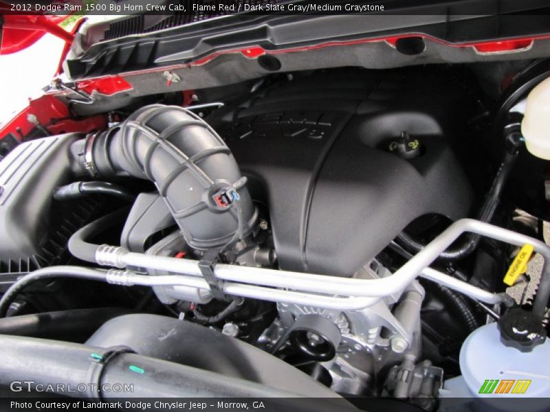 Flame Red / Dark Slate Gray/Medium Graystone 2012 Dodge Ram 1500 Big Horn Crew Cab