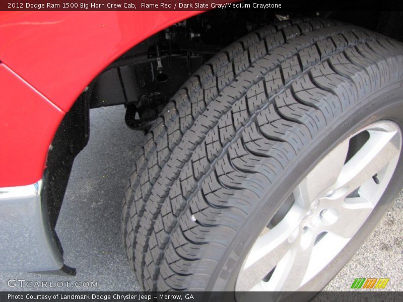 Flame Red / Dark Slate Gray/Medium Graystone 2012 Dodge Ram 1500 Big Horn Crew Cab