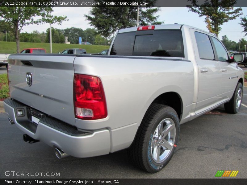 Bright Silver Metallic / Dark Slate Gray 2012 Dodge Ram 1500 Sport Crew Cab