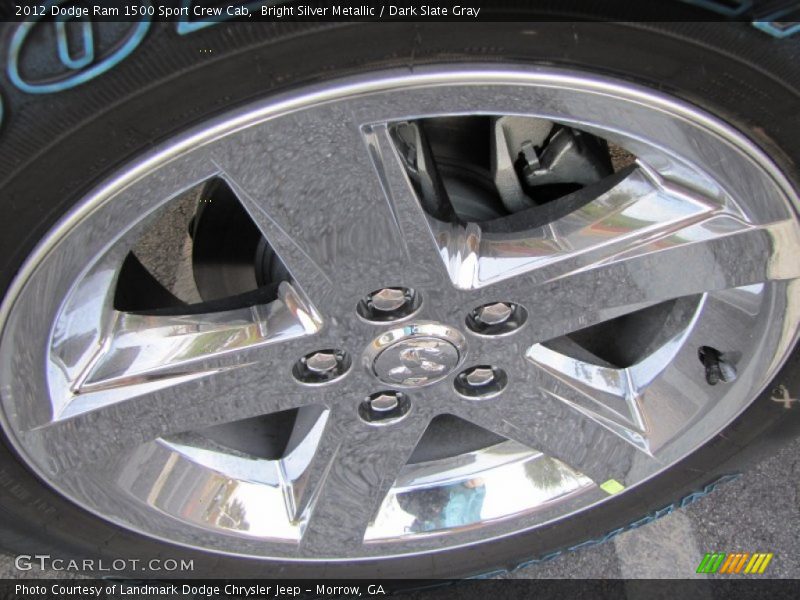 Bright Silver Metallic / Dark Slate Gray 2012 Dodge Ram 1500 Sport Crew Cab