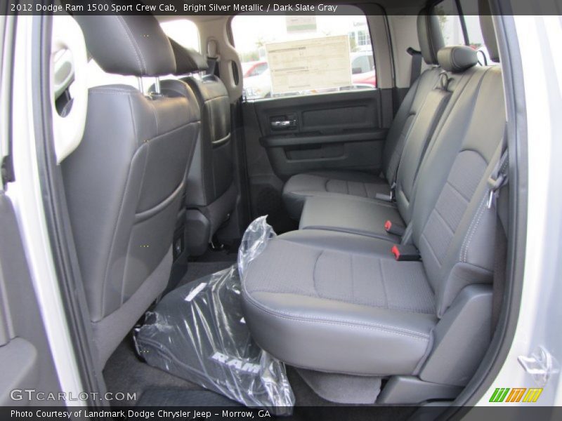 Bright Silver Metallic / Dark Slate Gray 2012 Dodge Ram 1500 Sport Crew Cab