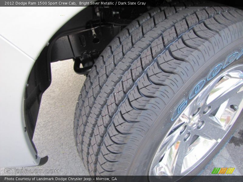 Bright Silver Metallic / Dark Slate Gray 2012 Dodge Ram 1500 Sport Crew Cab