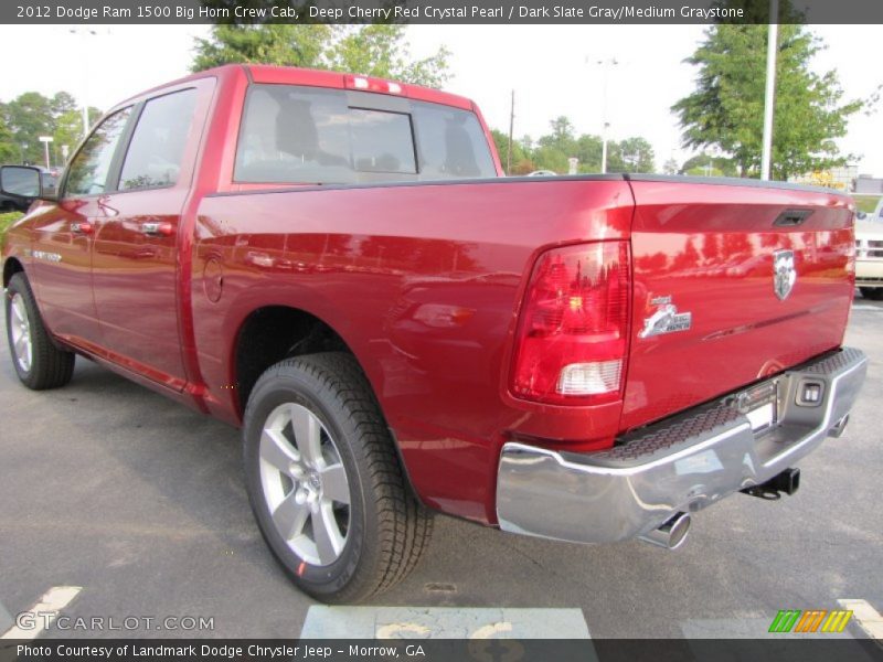 Deep Cherry Red Crystal Pearl / Dark Slate Gray/Medium Graystone 2012 Dodge Ram 1500 Big Horn Crew Cab