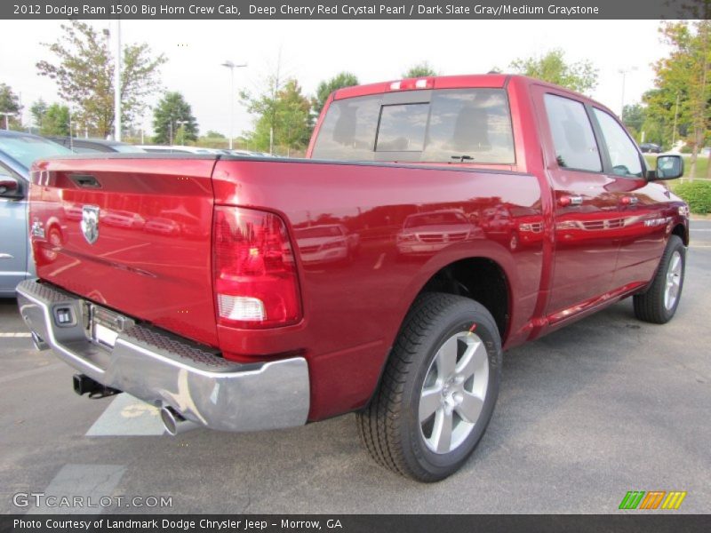 Deep Cherry Red Crystal Pearl / Dark Slate Gray/Medium Graystone 2012 Dodge Ram 1500 Big Horn Crew Cab