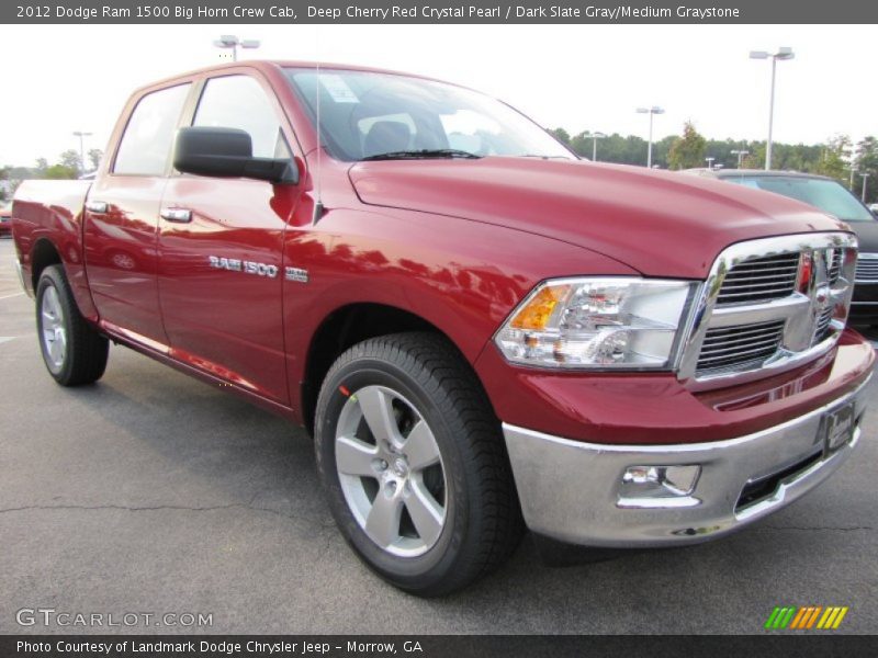  2012 Ram 1500 Big Horn Crew Cab Deep Cherry Red Crystal Pearl