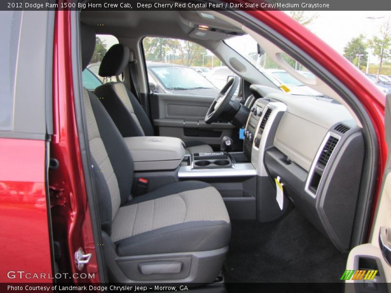 Deep Cherry Red Crystal Pearl / Dark Slate Gray/Medium Graystone 2012 Dodge Ram 1500 Big Horn Crew Cab
