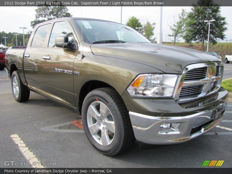  2012 Ram 1500 Big Horn Crew Cab Sagebrush Pearl