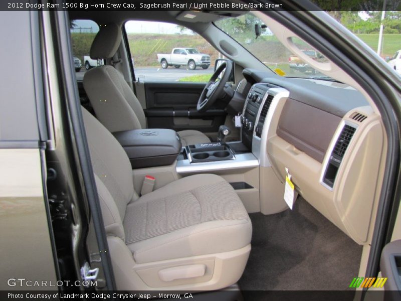  2012 Ram 1500 Big Horn Crew Cab Light Pebble Beige/Bark Brown Interior