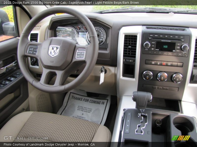 Dashboard of 2012 Ram 1500 Big Horn Crew Cab