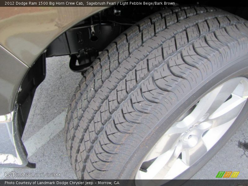 Sagebrush Pearl / Light Pebble Beige/Bark Brown 2012 Dodge Ram 1500 Big Horn Crew Cab