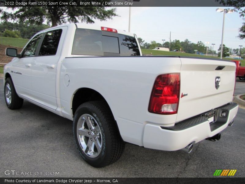 Bright White / Dark Slate Gray 2012 Dodge Ram 1500 Sport Crew Cab