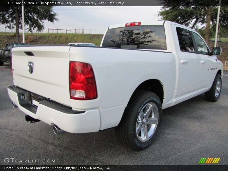 Bright White / Dark Slate Gray 2012 Dodge Ram 1500 Sport Crew Cab