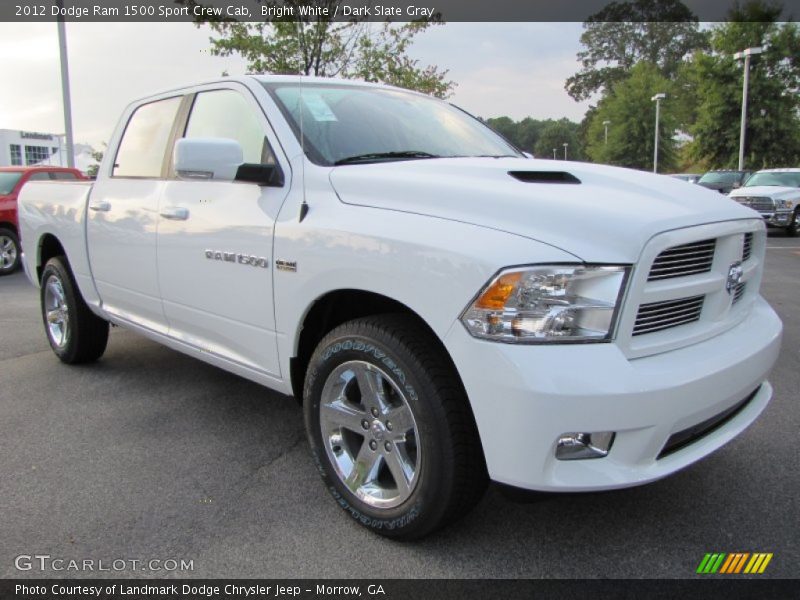 Bright White / Dark Slate Gray 2012 Dodge Ram 1500 Sport Crew Cab