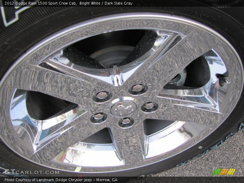 Bright White / Dark Slate Gray 2012 Dodge Ram 1500 Sport Crew Cab