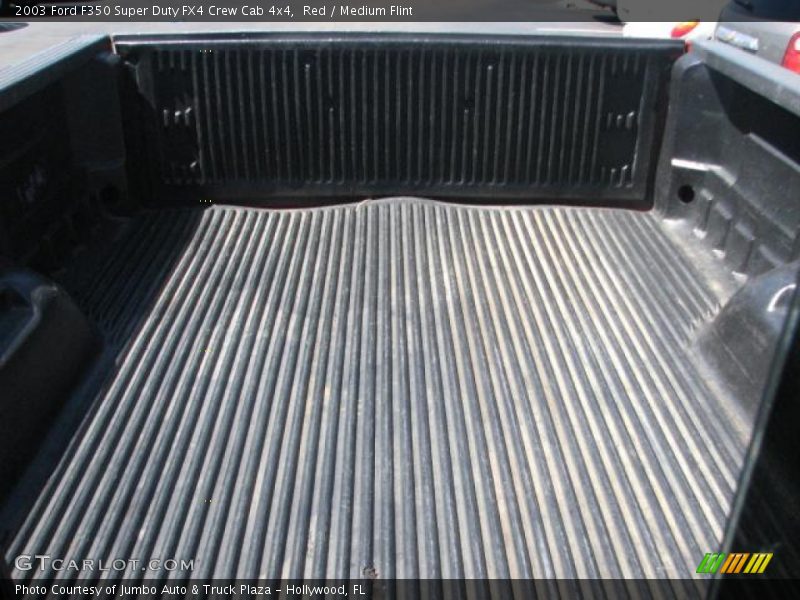 Red / Medium Flint 2003 Ford F350 Super Duty FX4 Crew Cab 4x4