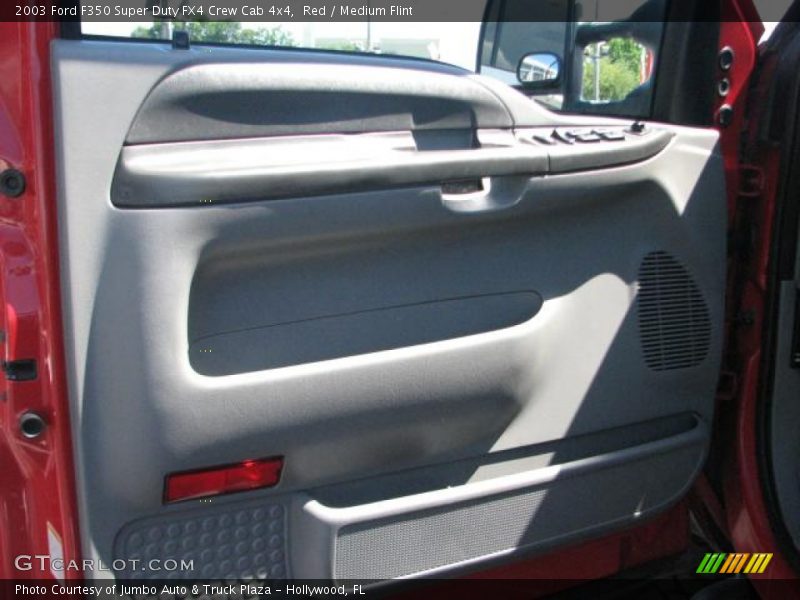 Red / Medium Flint 2003 Ford F350 Super Duty FX4 Crew Cab 4x4