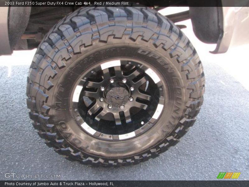 Custom Wheels of 2003 F350 Super Duty FX4 Crew Cab 4x4