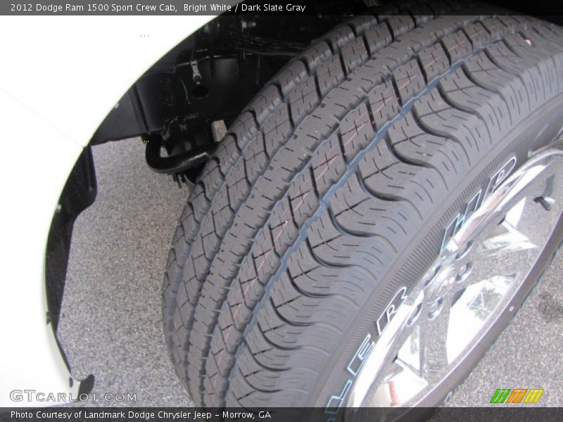 Bright White / Dark Slate Gray 2012 Dodge Ram 1500 Sport Crew Cab