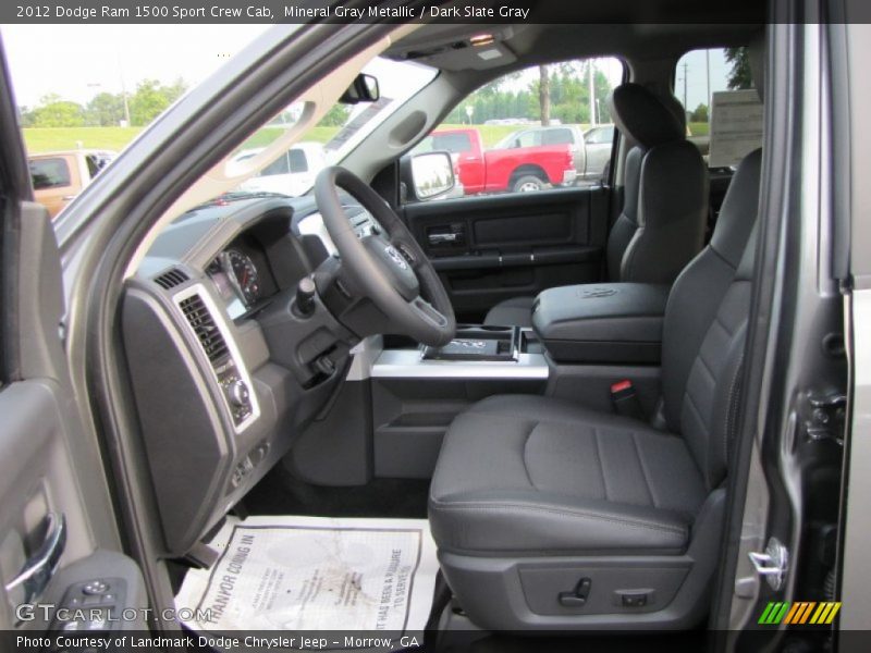  2012 Ram 1500 Sport Crew Cab Dark Slate Gray Interior