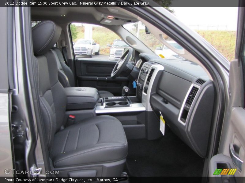  2012 Ram 1500 Sport Crew Cab Dark Slate Gray Interior
