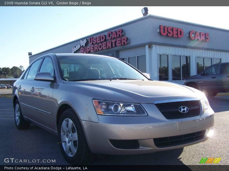 Golden Beige / Beige 2008 Hyundai Sonata GLS V6
