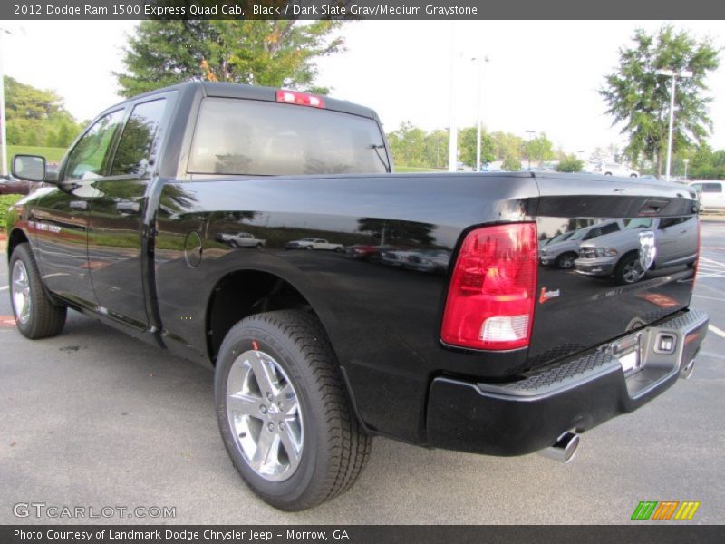 Black / Dark Slate Gray/Medium Graystone 2012 Dodge Ram 1500 Express Quad Cab
