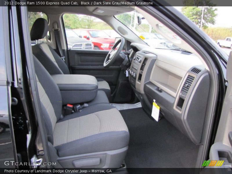 Black / Dark Slate Gray/Medium Graystone 2012 Dodge Ram 1500 Express Quad Cab