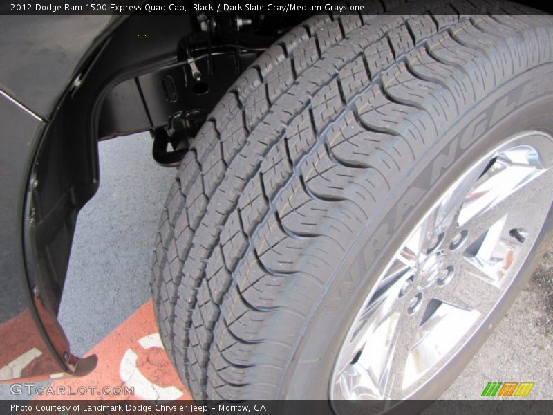 Black / Dark Slate Gray/Medium Graystone 2012 Dodge Ram 1500 Express Quad Cab