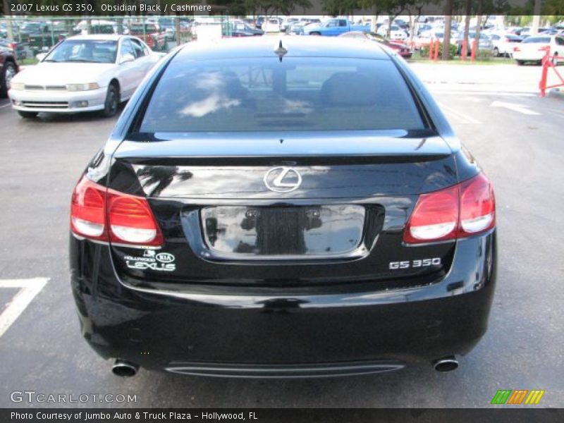 Obsidian Black / Cashmere 2007 Lexus GS 350