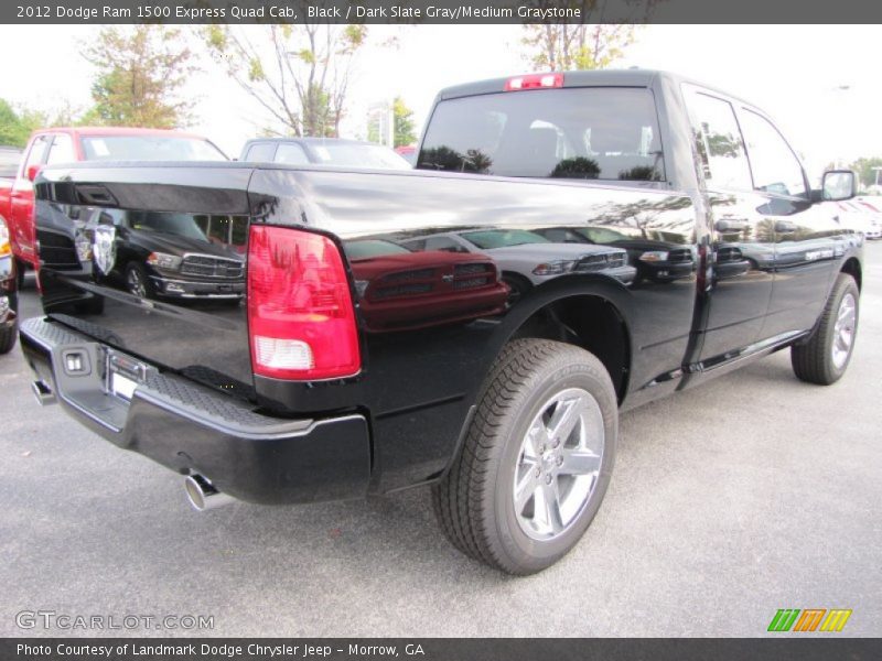 Black / Dark Slate Gray/Medium Graystone 2012 Dodge Ram 1500 Express Quad Cab