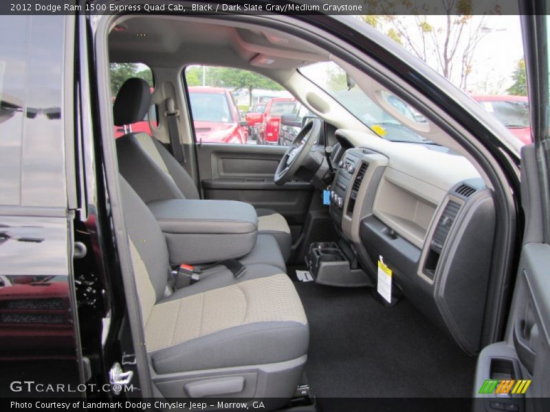 Black / Dark Slate Gray/Medium Graystone 2012 Dodge Ram 1500 Express Quad Cab