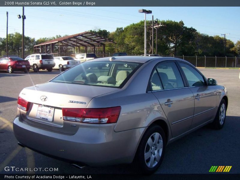 Golden Beige / Beige 2008 Hyundai Sonata GLS V6