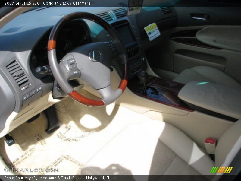Obsidian Black / Cashmere 2007 Lexus GS 350