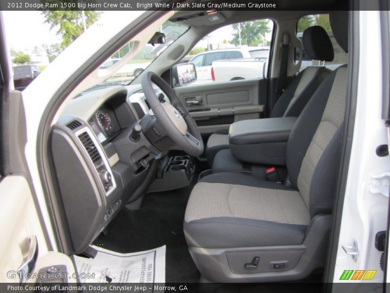  2012 Ram 1500 Big Horn Crew Cab Dark Slate Gray/Medium Graystone Interior