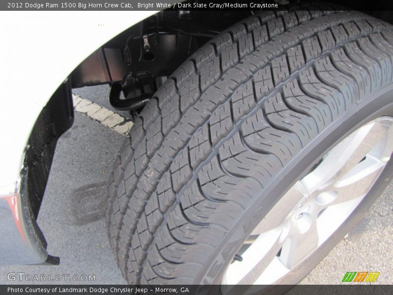 Bright White / Dark Slate Gray/Medium Graystone 2012 Dodge Ram 1500 Big Horn Crew Cab