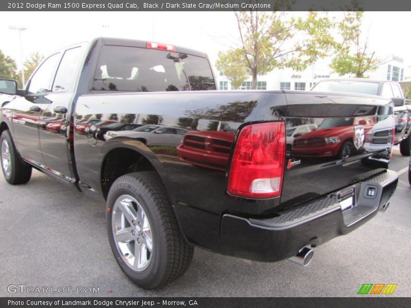 Black / Dark Slate Gray/Medium Graystone 2012 Dodge Ram 1500 Express Quad Cab