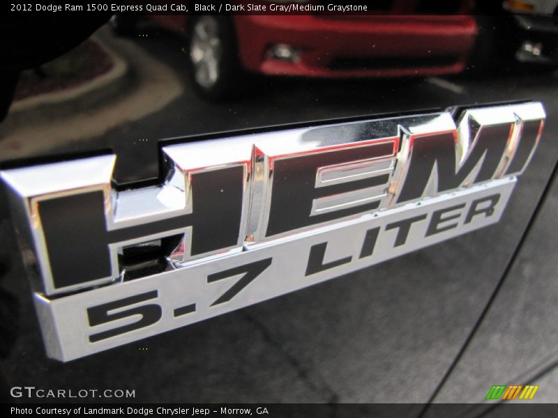 Black / Dark Slate Gray/Medium Graystone 2012 Dodge Ram 1500 Express Quad Cab