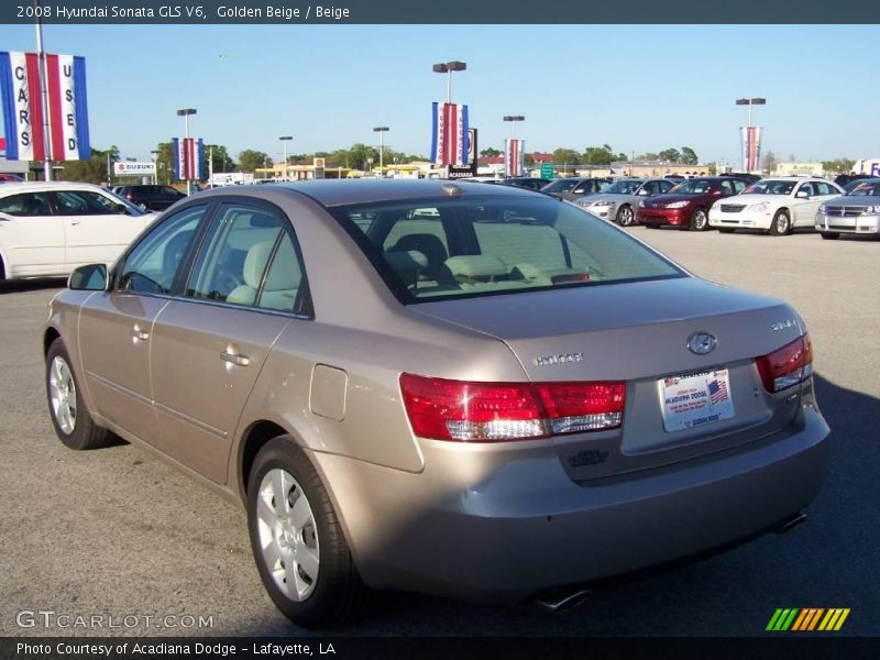 Golden Beige / Beige 2008 Hyundai Sonata GLS V6