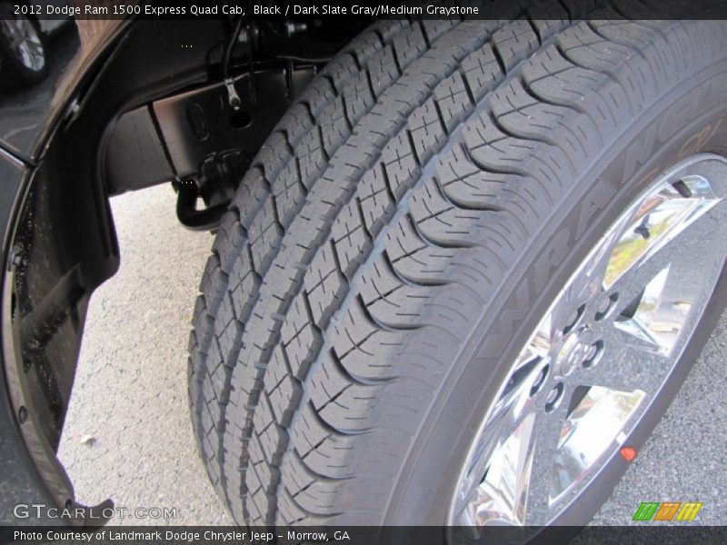 Black / Dark Slate Gray/Medium Graystone 2012 Dodge Ram 1500 Express Quad Cab