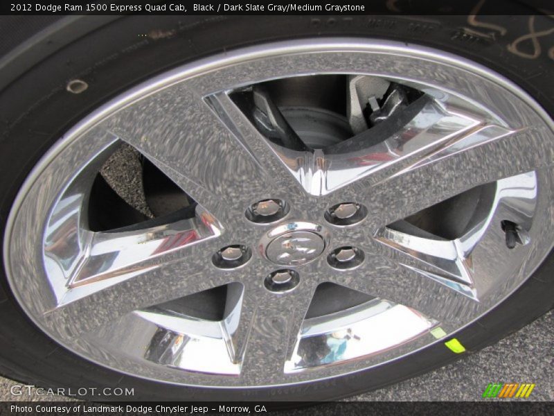 Black / Dark Slate Gray/Medium Graystone 2012 Dodge Ram 1500 Express Quad Cab