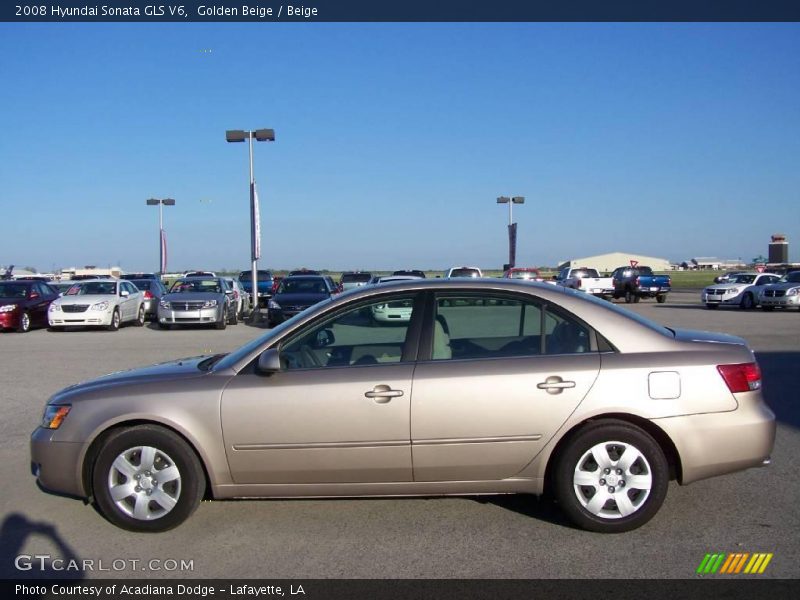 Golden Beige / Beige 2008 Hyundai Sonata GLS V6