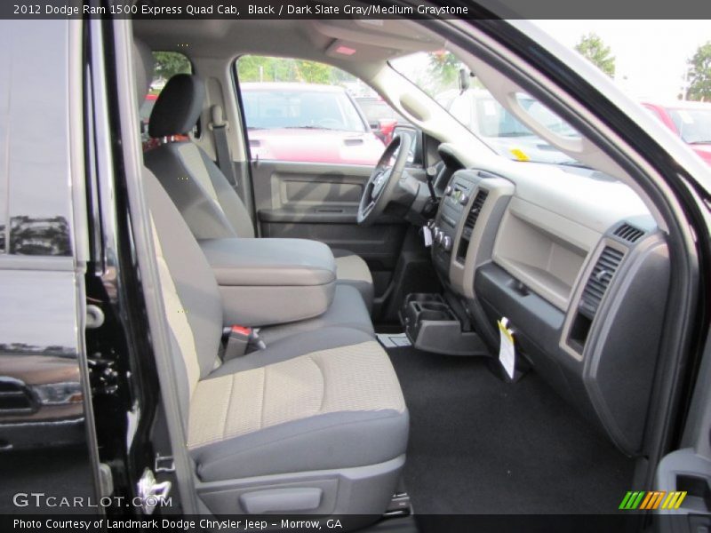 Black / Dark Slate Gray/Medium Graystone 2012 Dodge Ram 1500 Express Quad Cab
