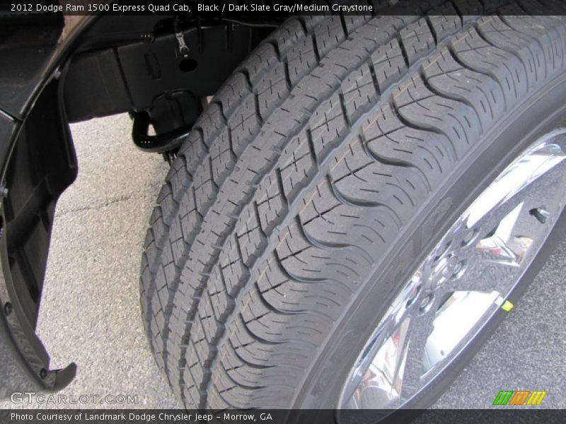 Black / Dark Slate Gray/Medium Graystone 2012 Dodge Ram 1500 Express Quad Cab