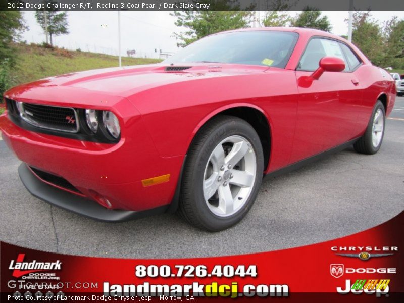 Redline 3 Coat Pearl / Dark Slate Gray 2012 Dodge Challenger R/T