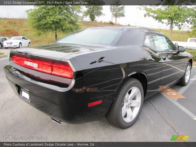 Pitch Black / Dark Slate Gray 2012 Dodge Challenger SXT