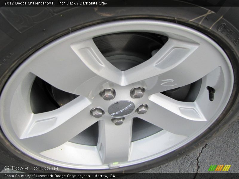 Pitch Black / Dark Slate Gray 2012 Dodge Challenger SXT