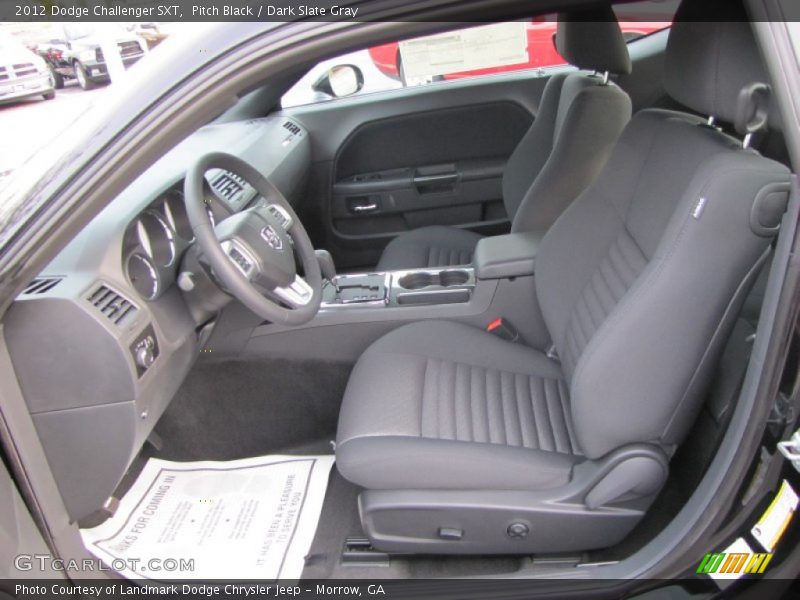 Pitch Black / Dark Slate Gray 2012 Dodge Challenger SXT