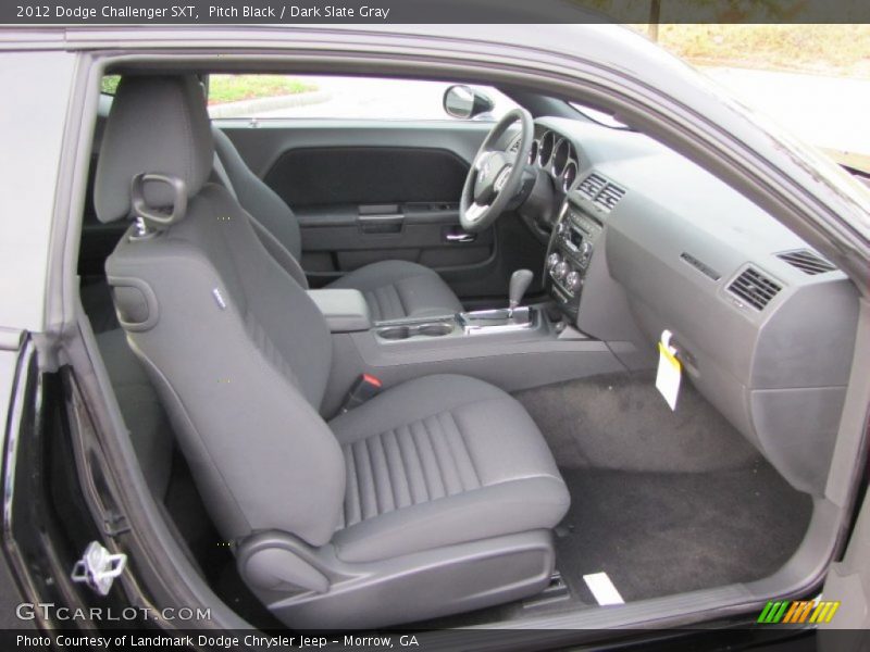 Pitch Black / Dark Slate Gray 2012 Dodge Challenger SXT